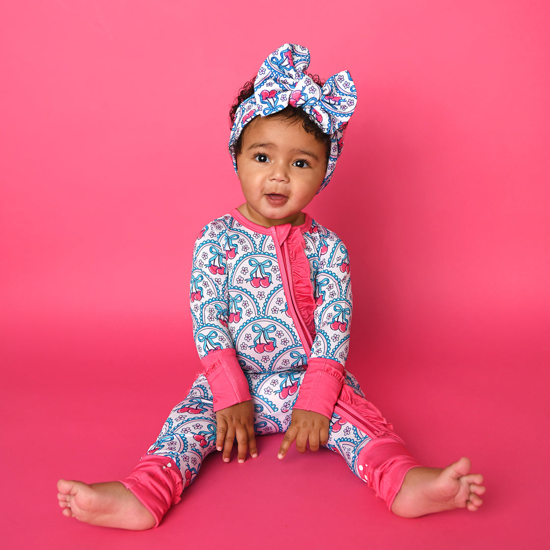 Cherry RUFFLE ZIP - Gigi and Max