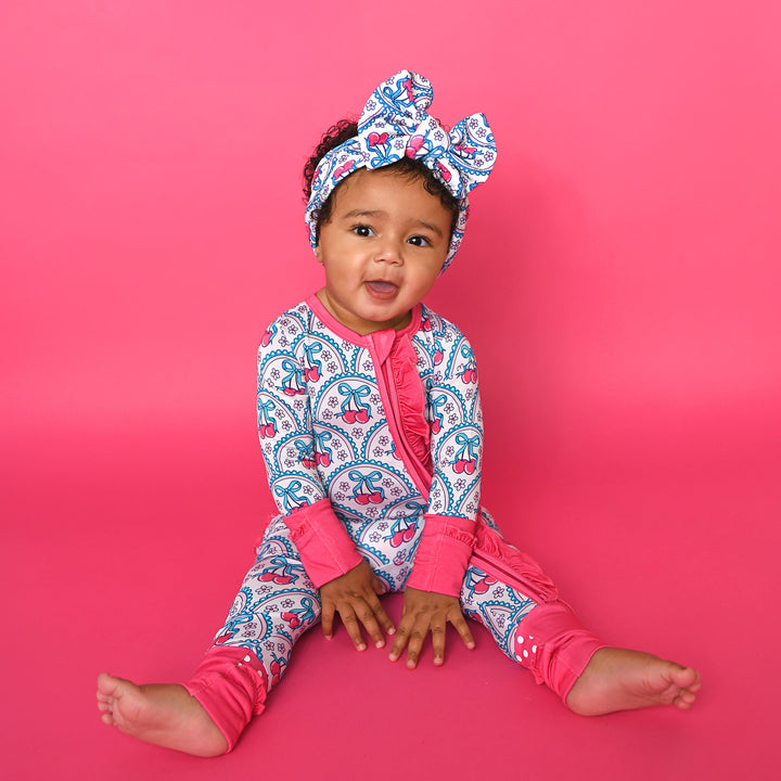 Cherry RUFFLE ZIP - Gigi and Max