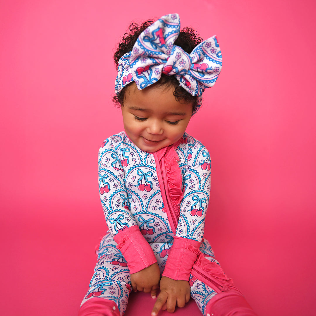 Cherry RUFFLE ZIP - Gigi and Max