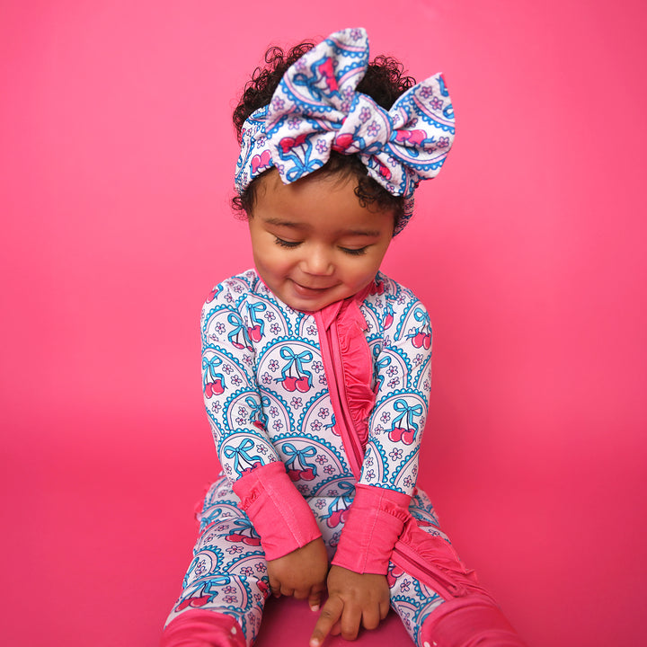 Cherry RUFFLE ZIP - Gigi and Max