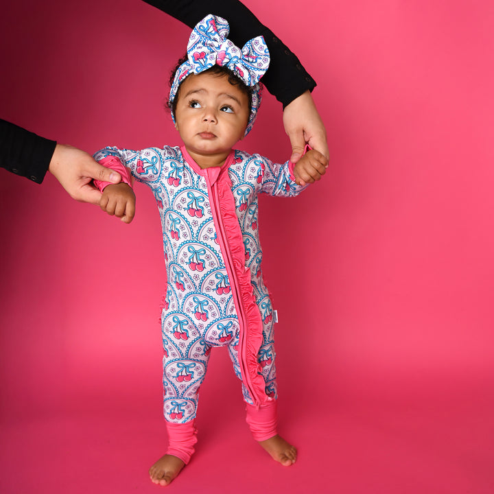 Cherry RUFFLE ZIP - Gigi and Max