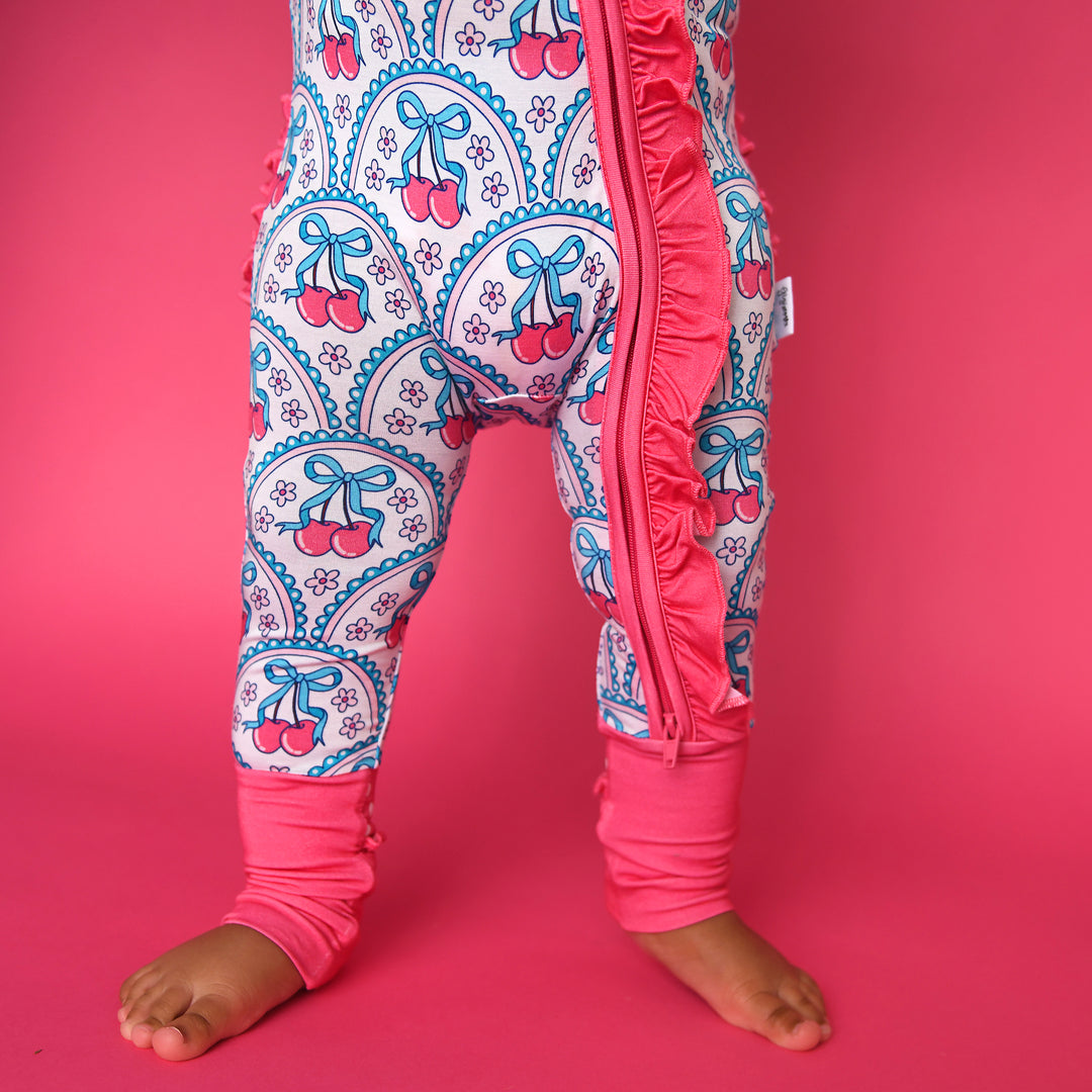 Cherry RUFFLE ZIP - Gigi and Max