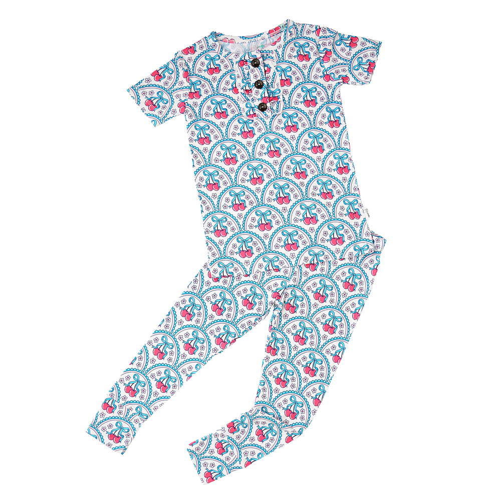 Cherry RUFFLE TWO PIECE - Gigi and Max