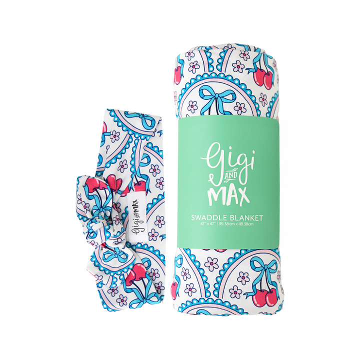 Cherry SWADDLE - Gigi and Max