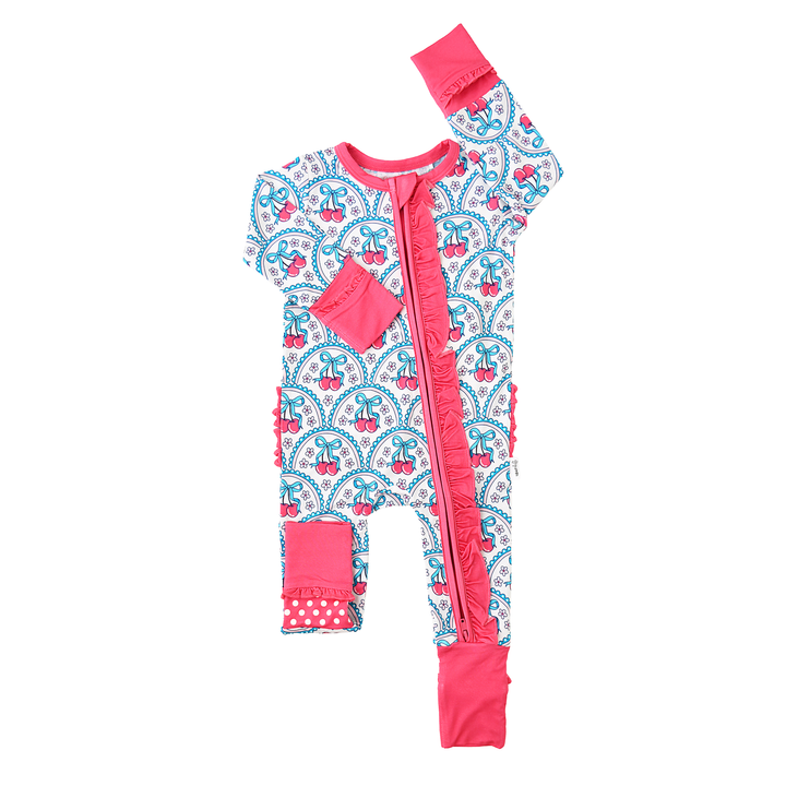 Cherry RUFFLE ZIP - Gigi and Max