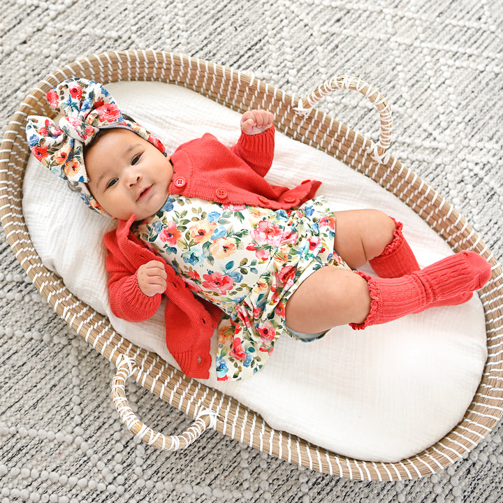 Cranberry LACE SOCKS - Gigi and Max