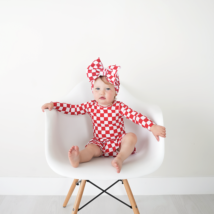 Beck Red Checks TUTU - Gigi and Max