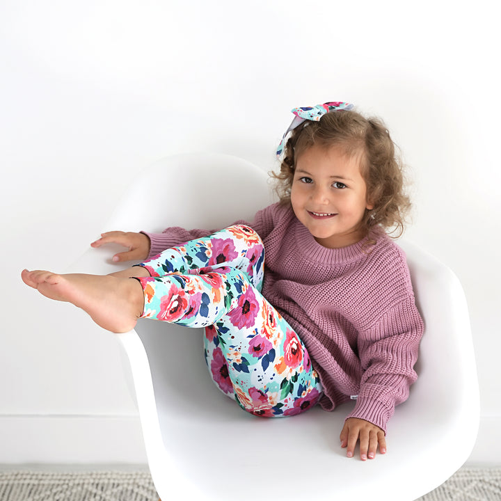 Maggie Floral CLIP BOW - Gigi and Max