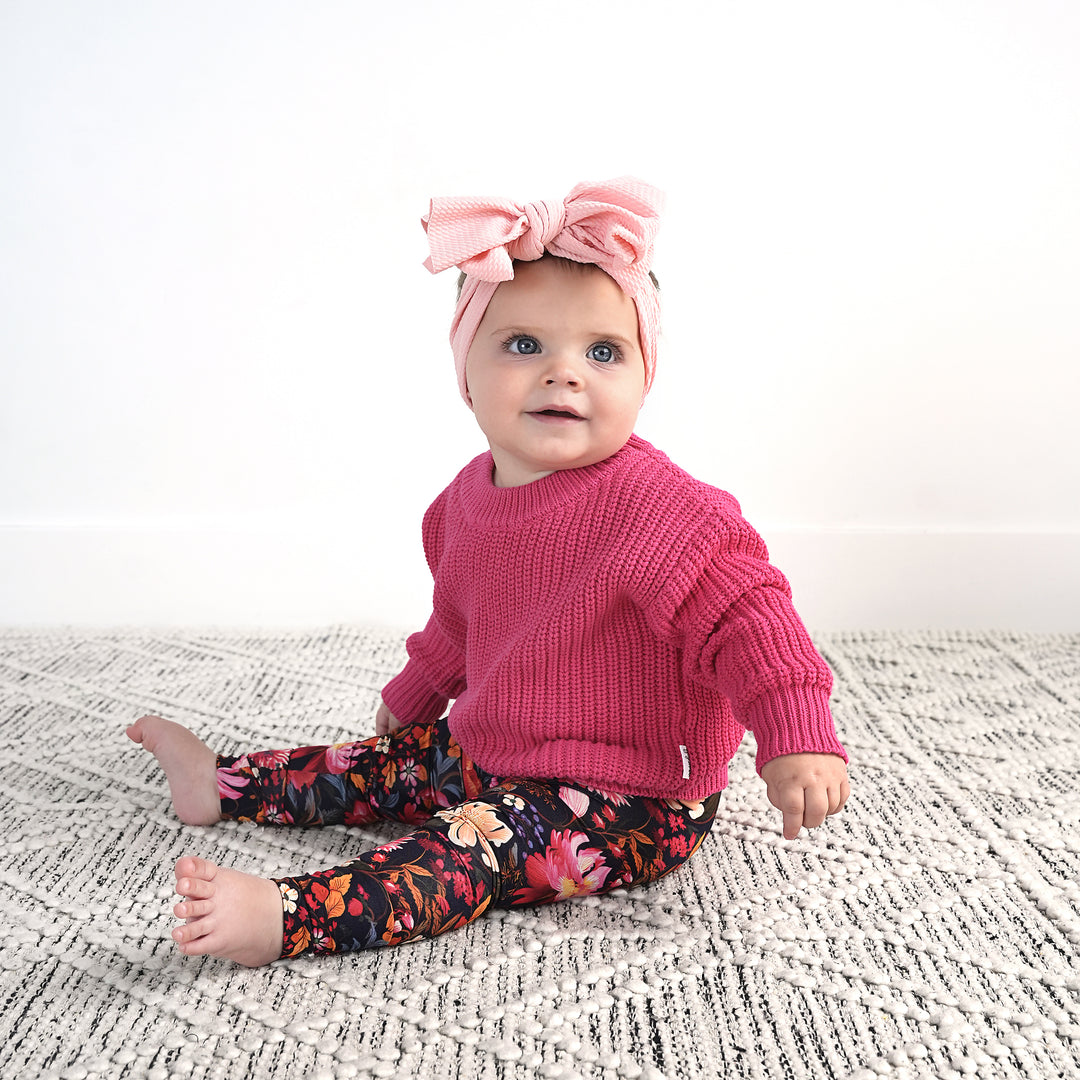 Raspberry SWEATER - Gigi and Max