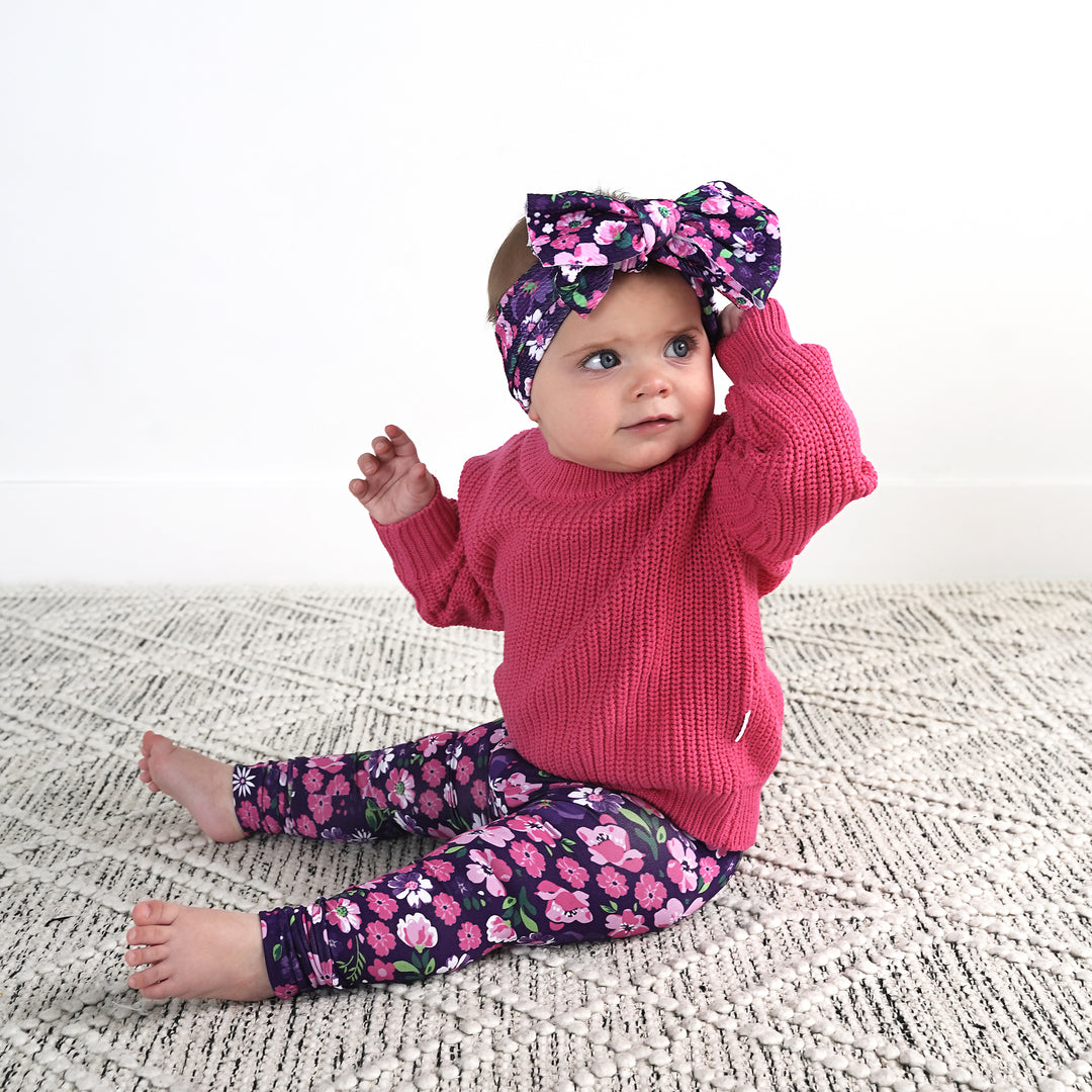 Raspberry SWEATER - Gigi and Max