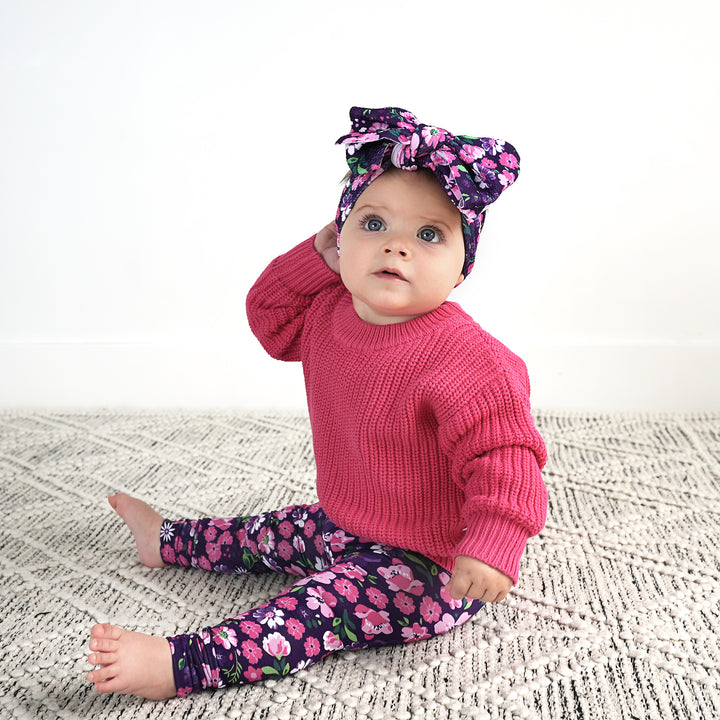 Raspberry SWEATER - Gigi and Max