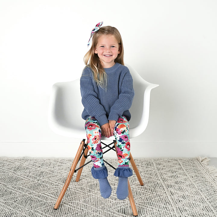 Maggie Floral CLIP BOW - Gigi and Max