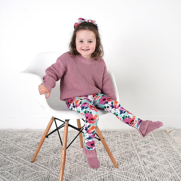 Maggie Floral CLIP BOW - Gigi and Max