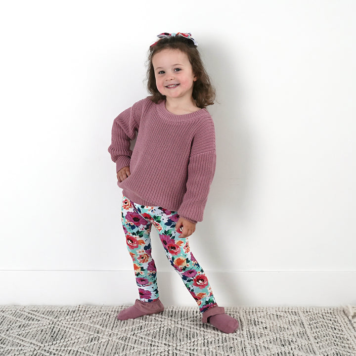 Maggie Floral CLIP BOW - Gigi and Max