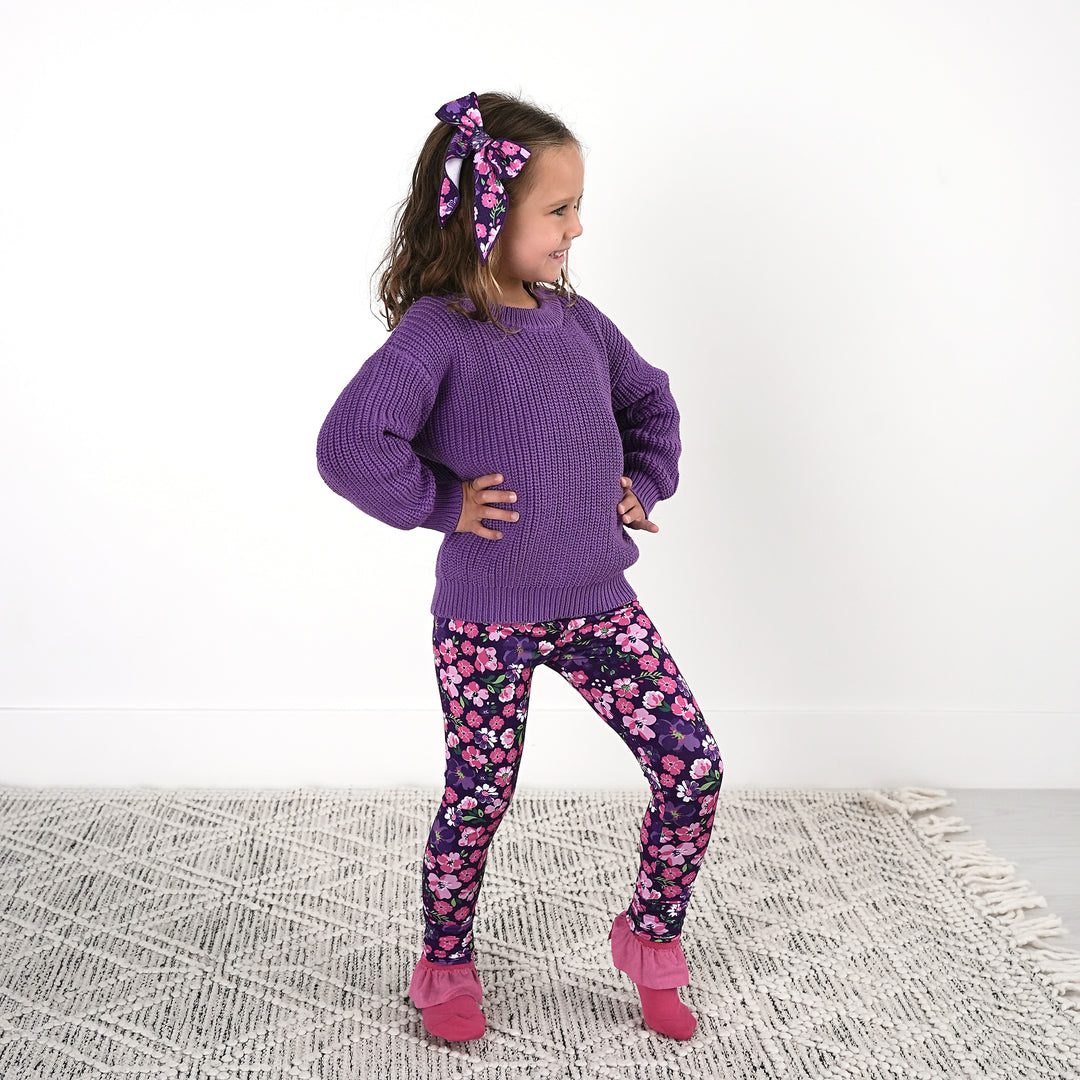 Raspberry RUFFLE SOCKS - Gigi and Max
