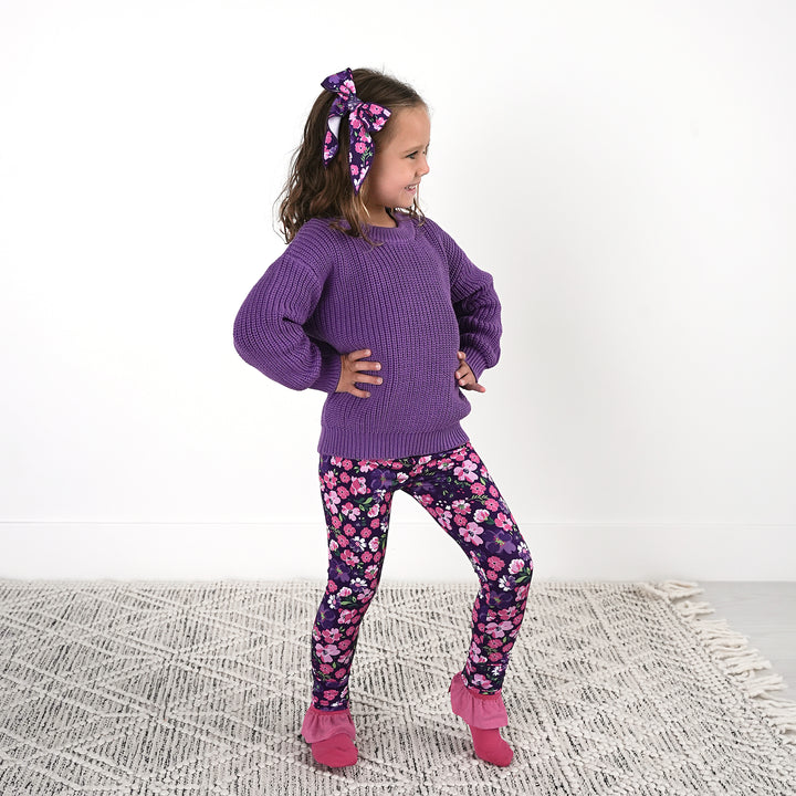 Raspberry RUFFLE SOCKS - Gigi and Max