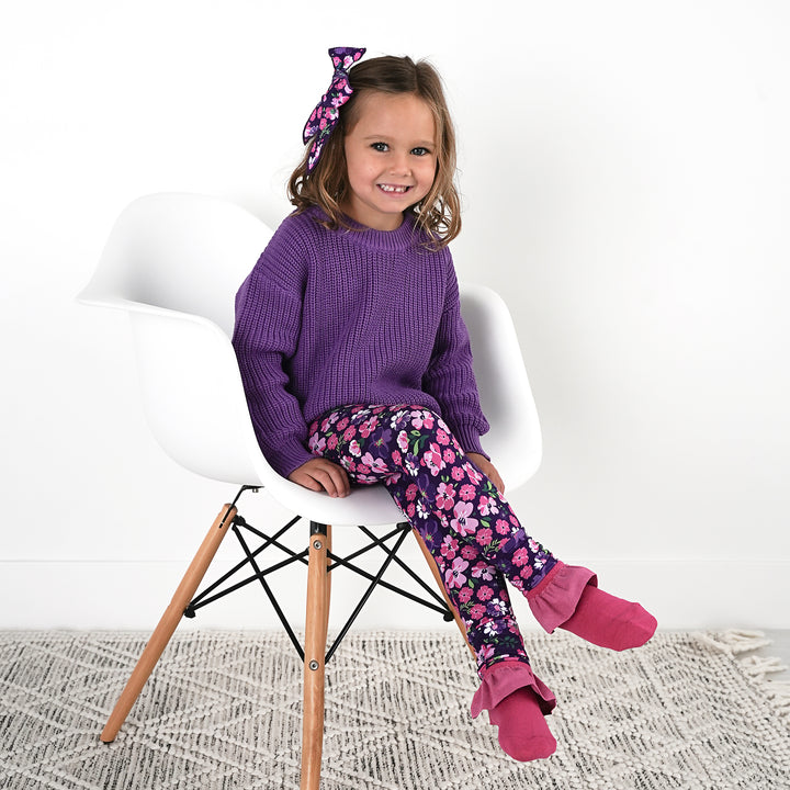 Raspberry RUFFLE SOCKS - Gigi and Max