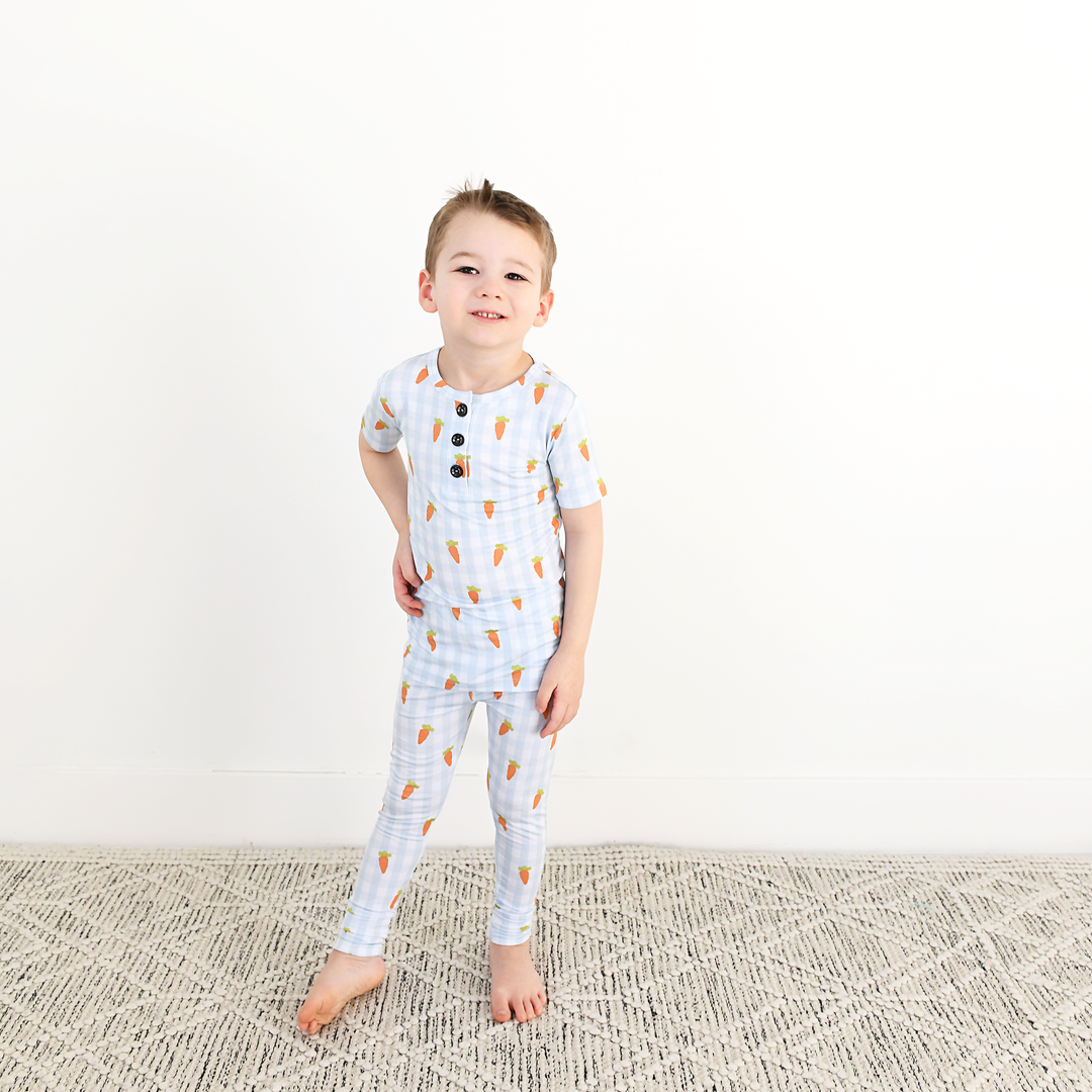 Henry Carrot Gingham TWO PIECE - Gigi and Max