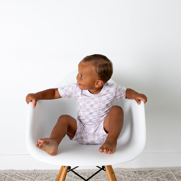 Beau Palm Tree TWO PIECE - SHORTS - Gigi and Max