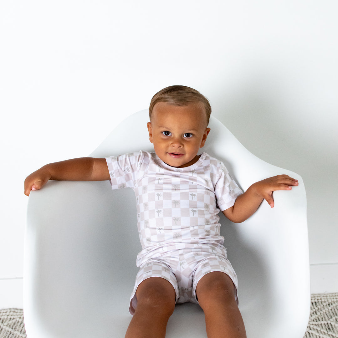 Beau Palm Tree TWO PIECE - SHORTS - Gigi and Max