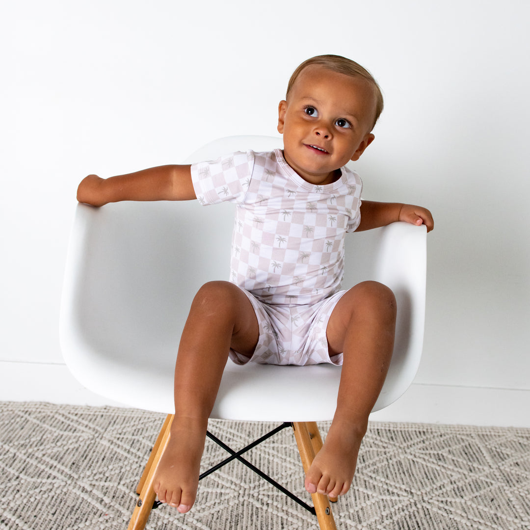 Beau Palm Tree TWO PIECE - SHORTS - Gigi and Max