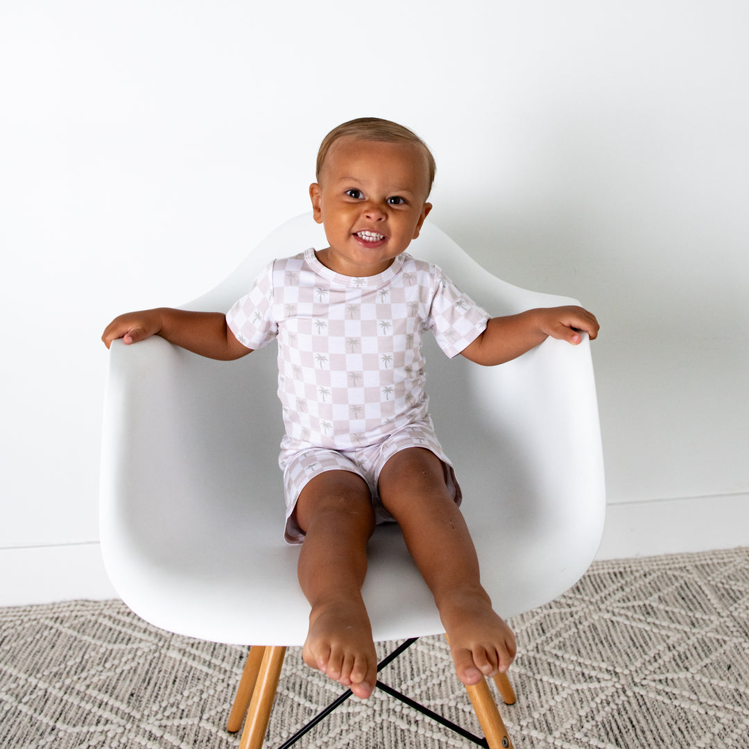 Beau Palm Tree TWO PIECE - SHORTS - Gigi and Max