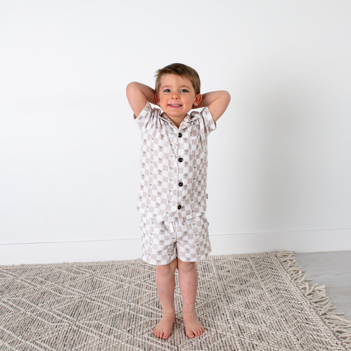 Beau Palm Tree COASTAL SET ORGANIC - Gigi and Max