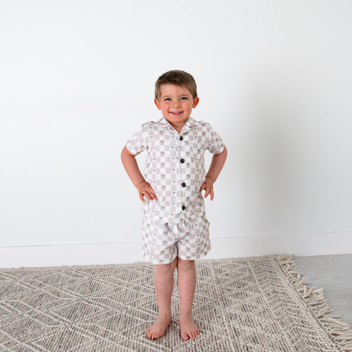 Beau Palm Tree COASTAL SET ORGANIC - Gigi and Max