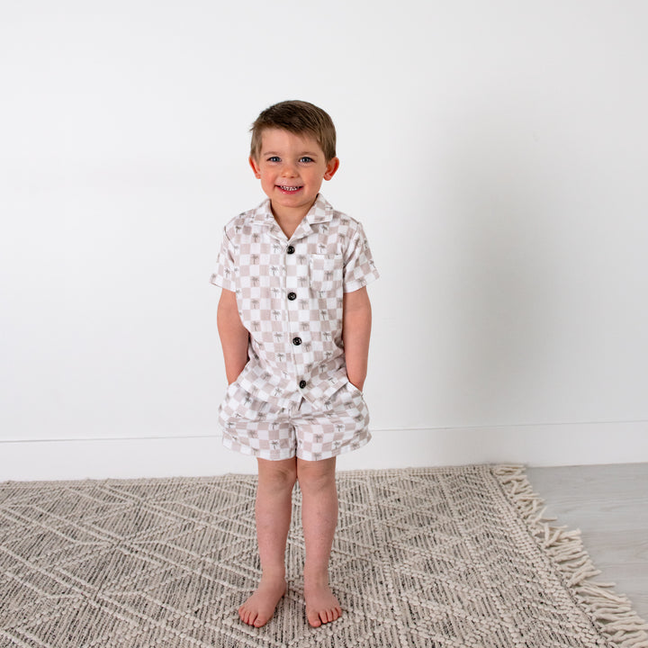 Beau Palm Tree COASTAL SET ORGANIC - Gigi and Max