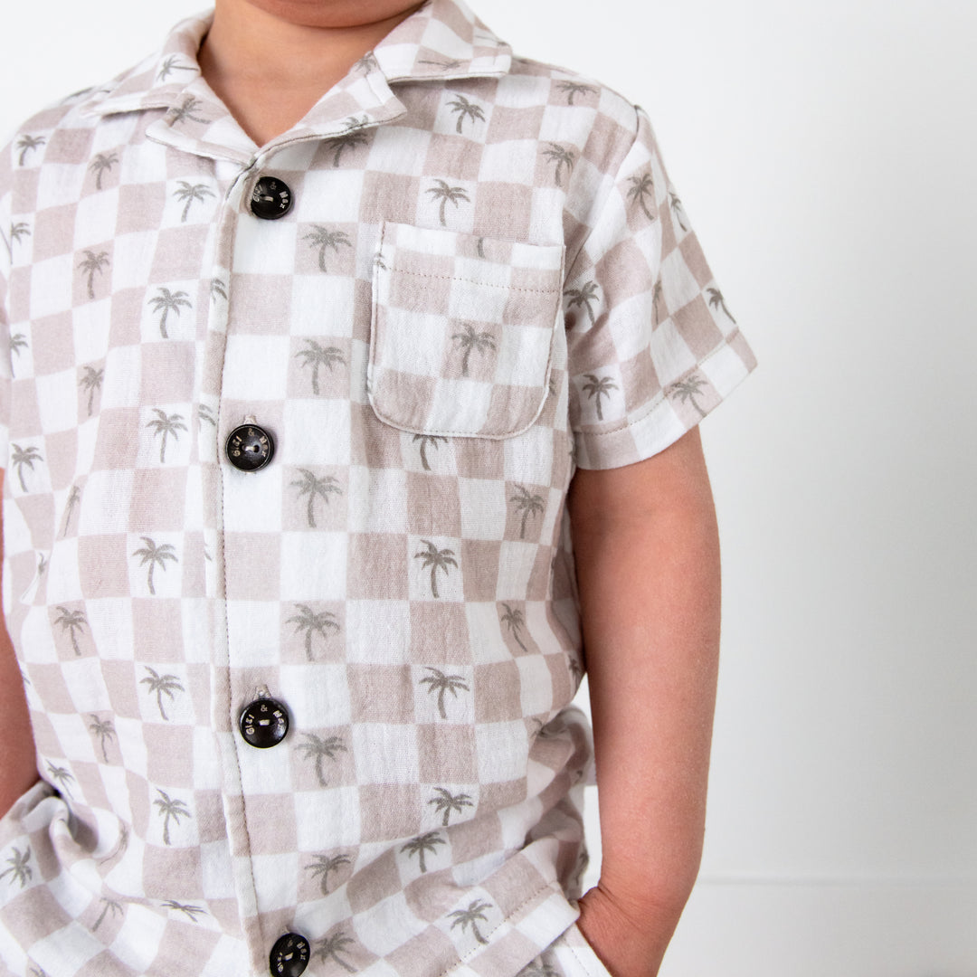 Beau Palm Tree COASTAL SET ORGANIC - Gigi and Max