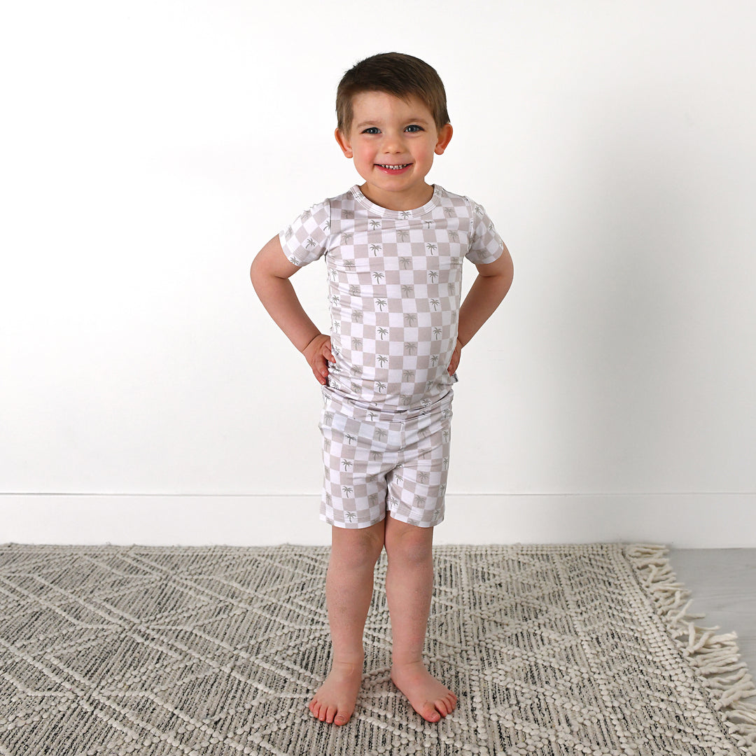 Beau Palm Tree TWO PIECE - SHORTS - Gigi and Max