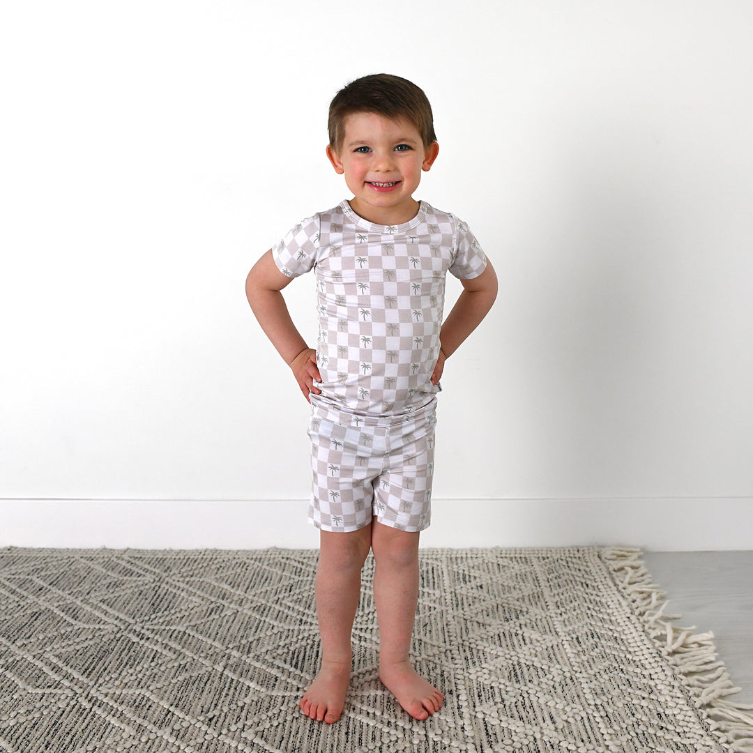 Beau Palm Tree TWO PIECE - SHORTS - Gigi and Max