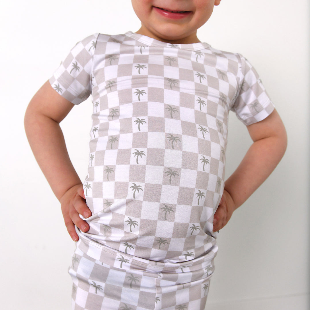 Beau Palm Tree TWO PIECE - SHORTS - Gigi and Max