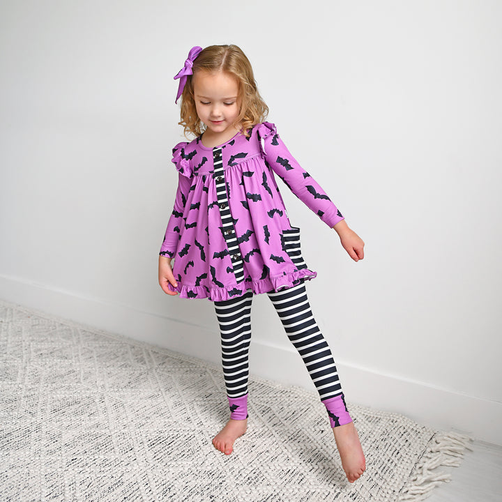Echo Purple Bat PEPLUM SET - Gigi and Max