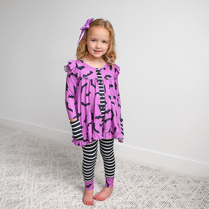 Echo Purple Bat PEPLUM SET - Gigi and Max