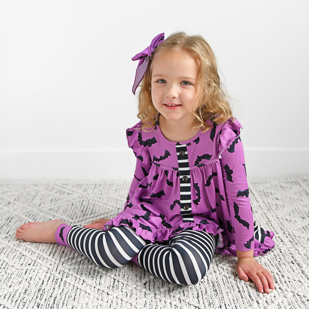 Echo Purple Bat PEPLUM SET - Gigi and Max