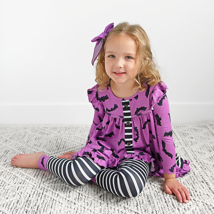 Echo Purple Bat PEPLUM SET - Gigi and Max