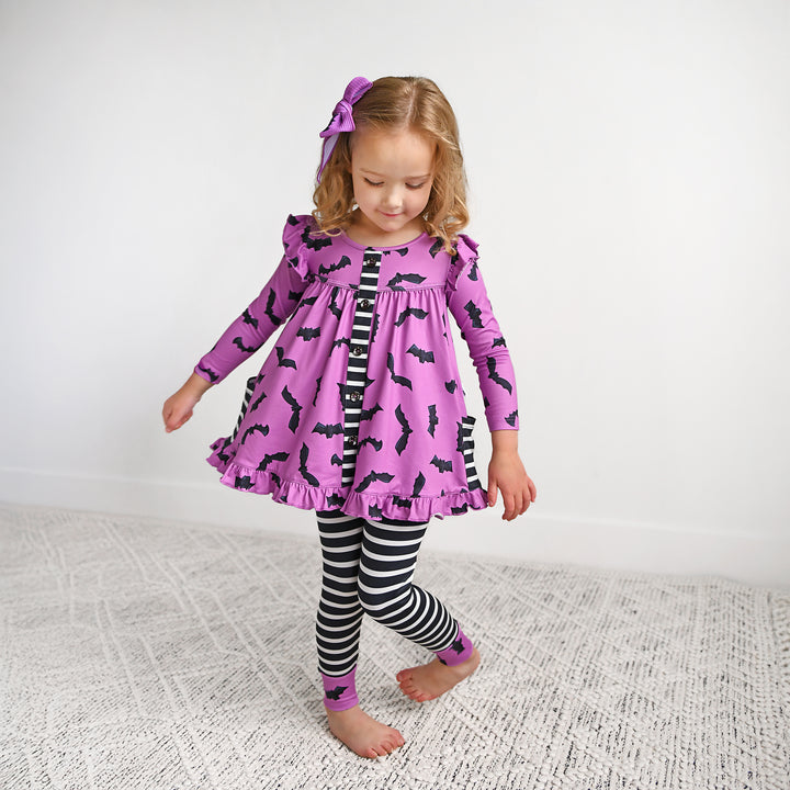 Echo Purple Bat PEPLUM SET - Gigi and Max