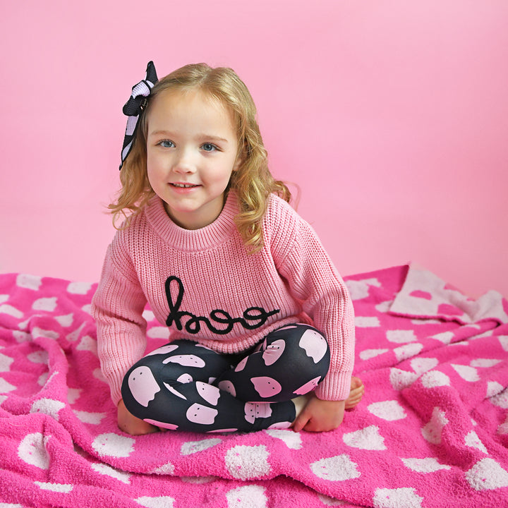 Draven Pink Ghost PLUSH BLANKET - Gigi and Max