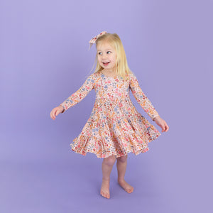 Meadow Floral Bunny SWING DRESS - Gigi and Max