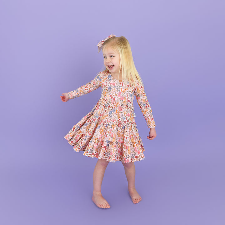 Meadow Floral Bunny SWING DRESS - Gigi and Max