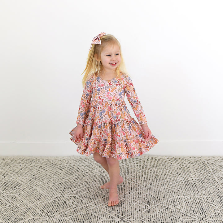 Meadow Floral Bunny SWING DRESS - Gigi and Max