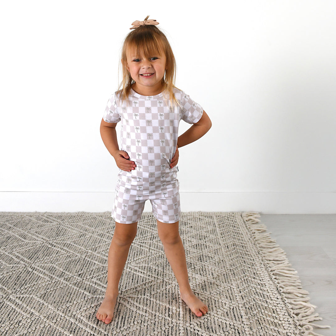 Beau Palm Tree TWO PIECE - SHORTS - Gigi and Max