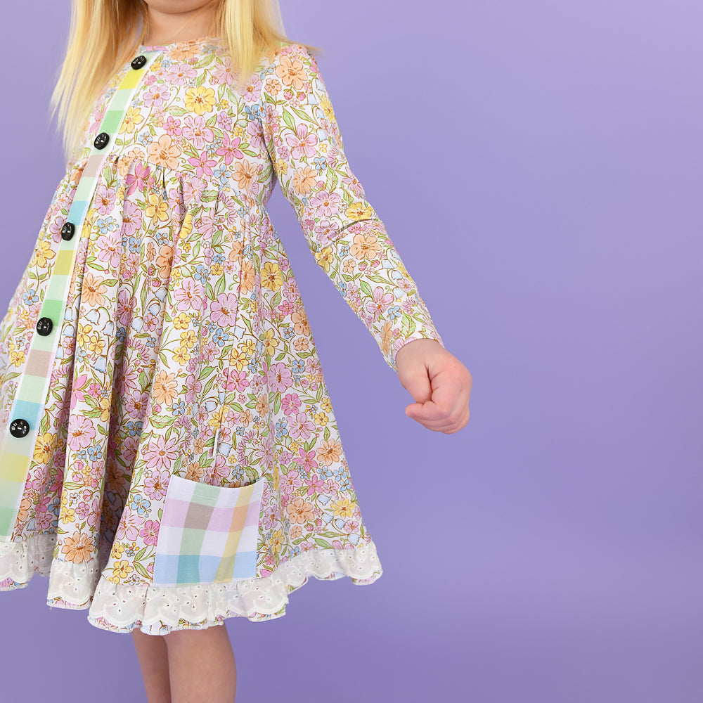 Kennedy Floral BUTTON DRESS - Gigi and Max