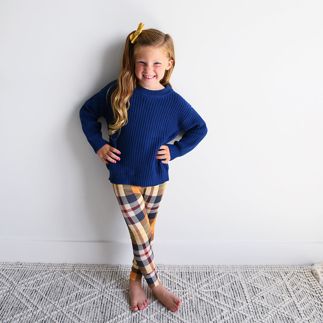 River Plaid LEGGINGS - Gigi and Max