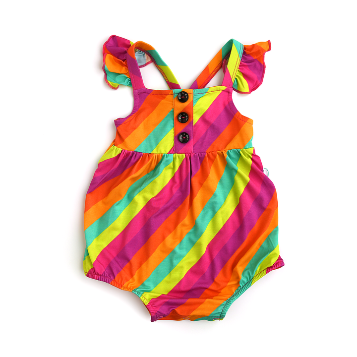 Amanda Stripe BUTTON BUBBLE - Gigi and Max