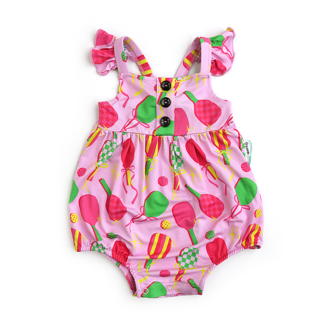 Poppy Pickleball BUTTON BUBBLE - Gigi and Max