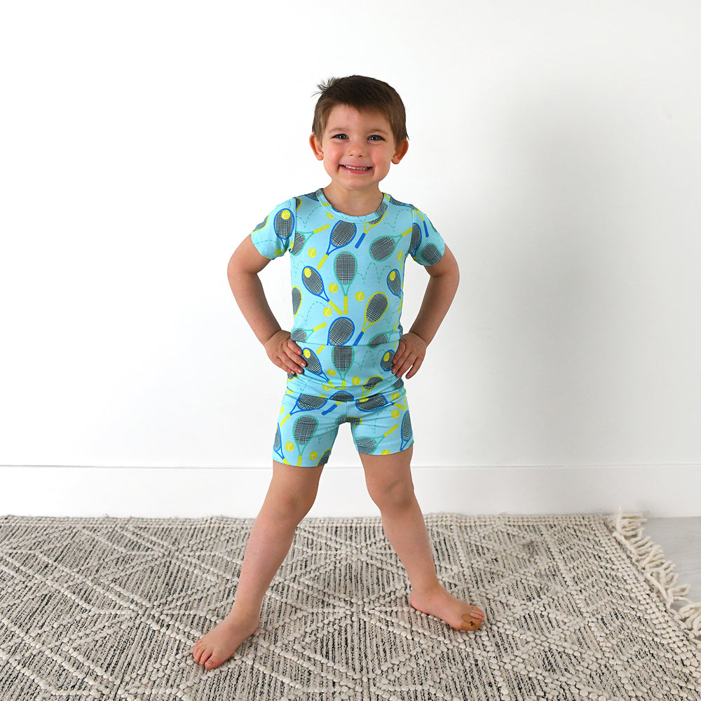 Roger Blue Tennis TWO PIECE - SHORTS - Gigi and Max