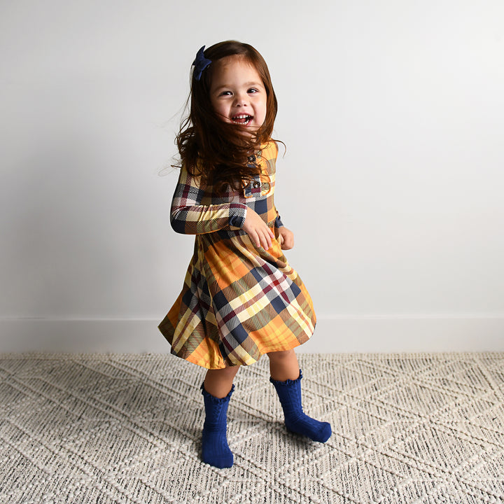 Navy LACE SOCKS - Gigi and Max