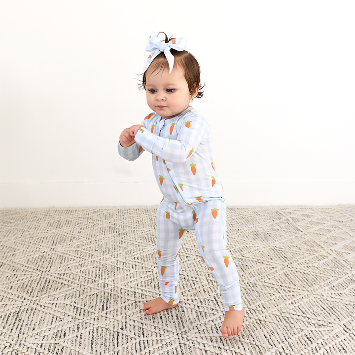 Henry Carrot Gingham ZIP - Gigi and Max